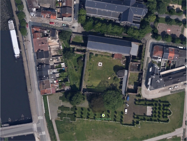 Coyendanspark luchtfoto